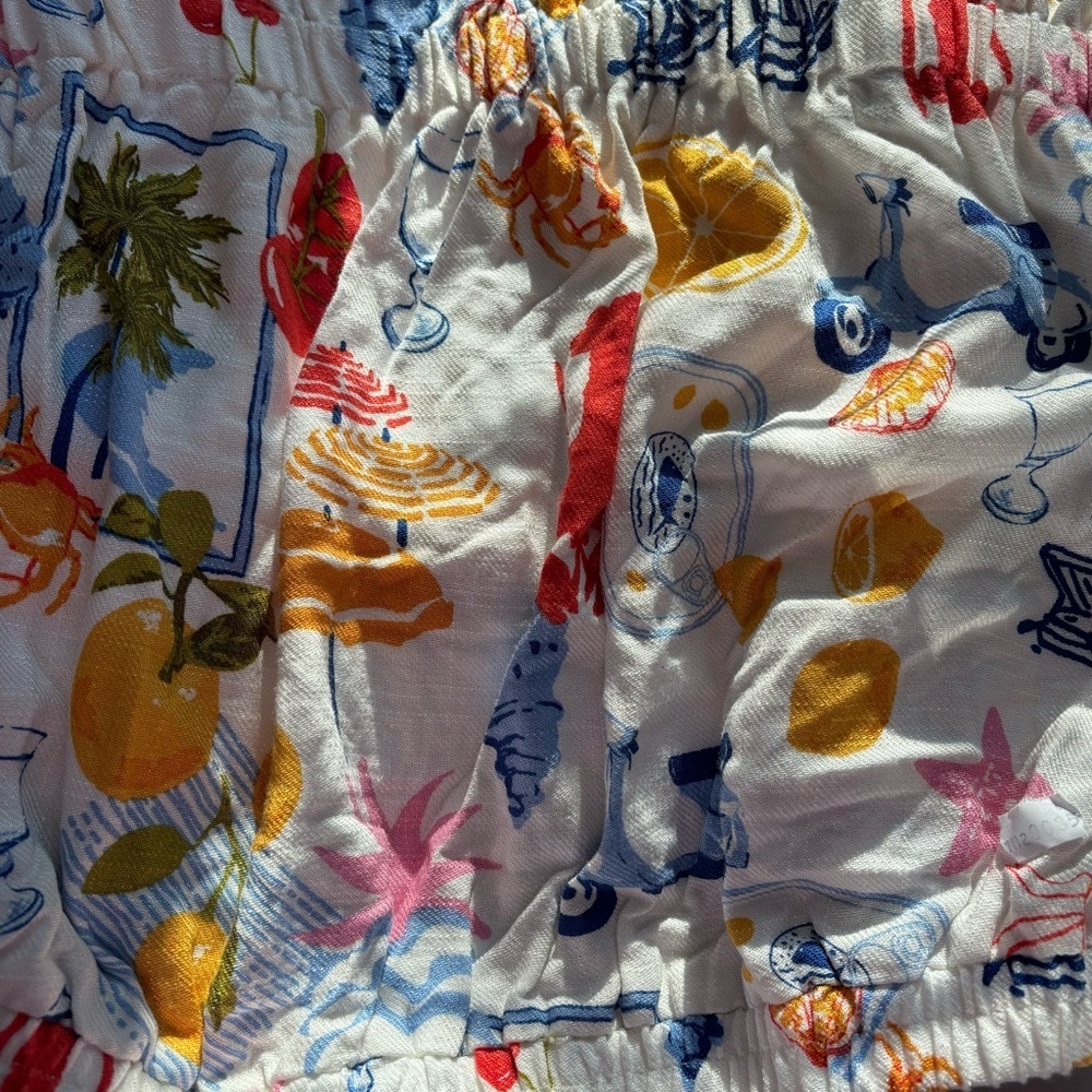 Summer Sticker Print Top - Picture 2 of 4